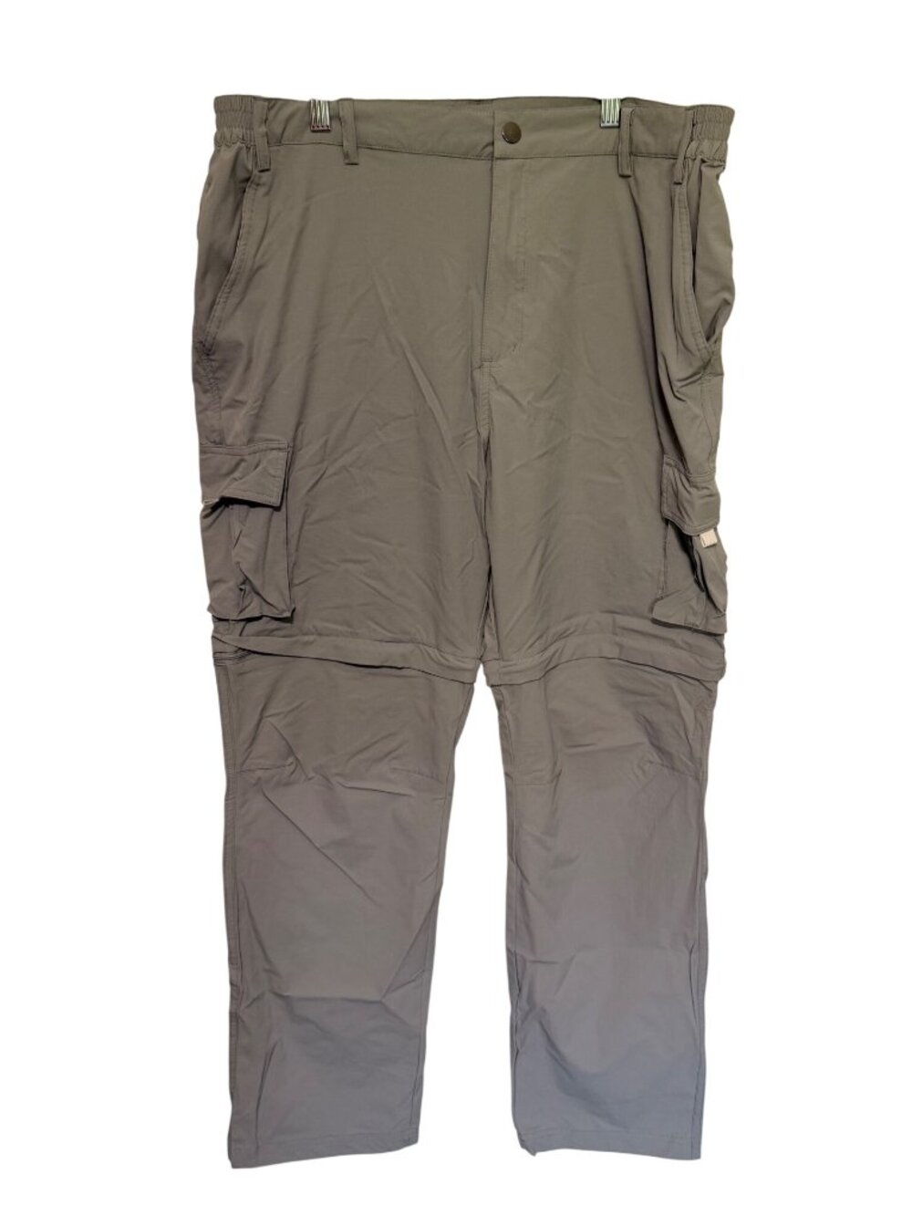 Unbranded Cargo Convertible Pants Gray Hiking Outdoor Womans 2X